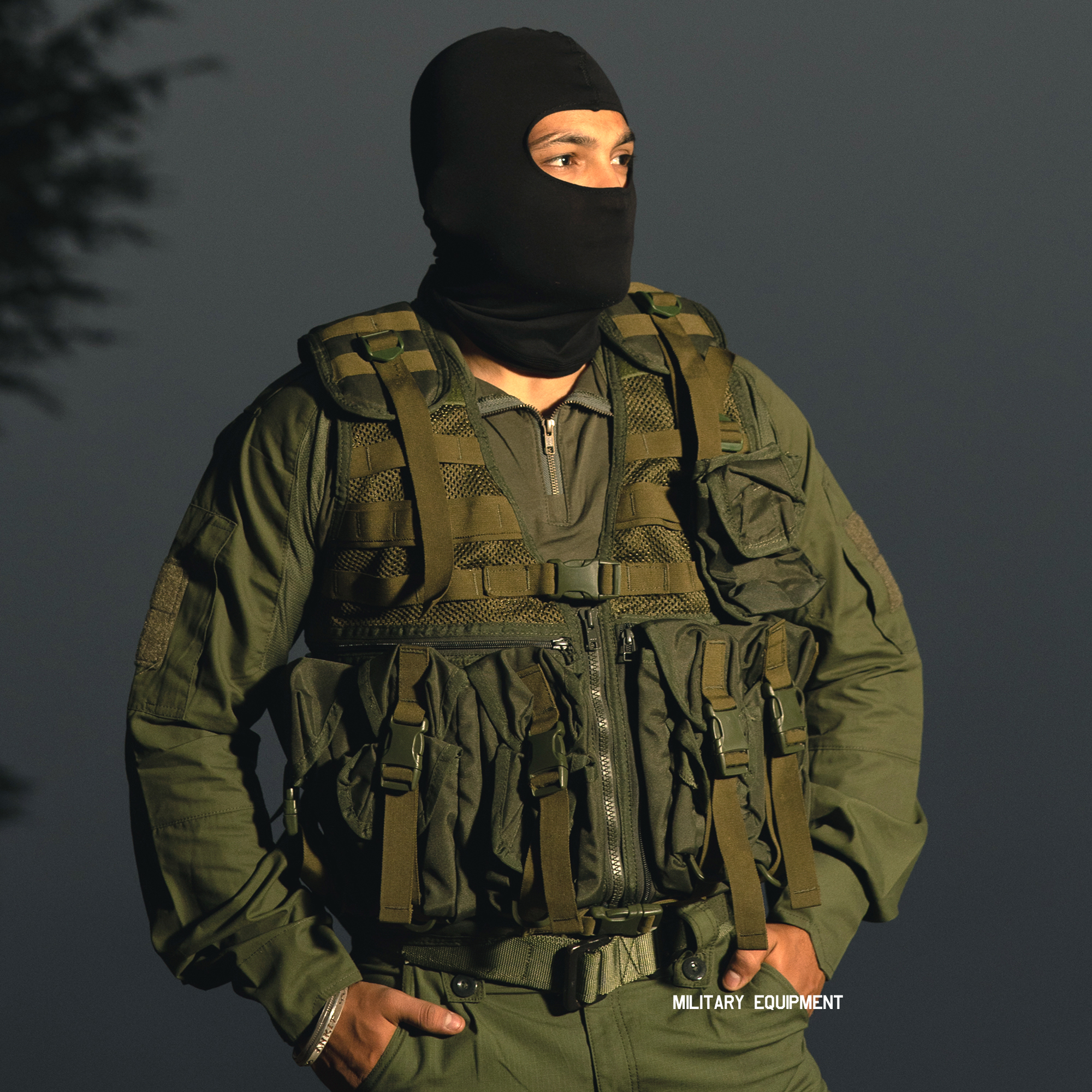 Tactical Vest OG - Military Equipment