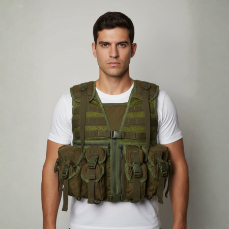 Tactical Vest With F/B BP Provision