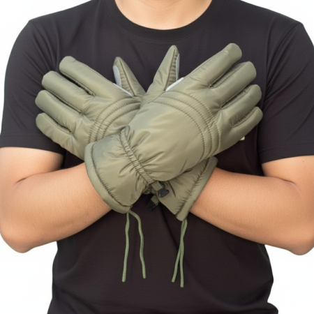 Hand Gloves Fleece Lining Waterproof