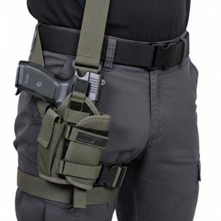 Pistol Holster - Drop Thigh