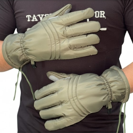 Hand Gloves Fleece Lining Waterproof With Detachable Fleece Inner