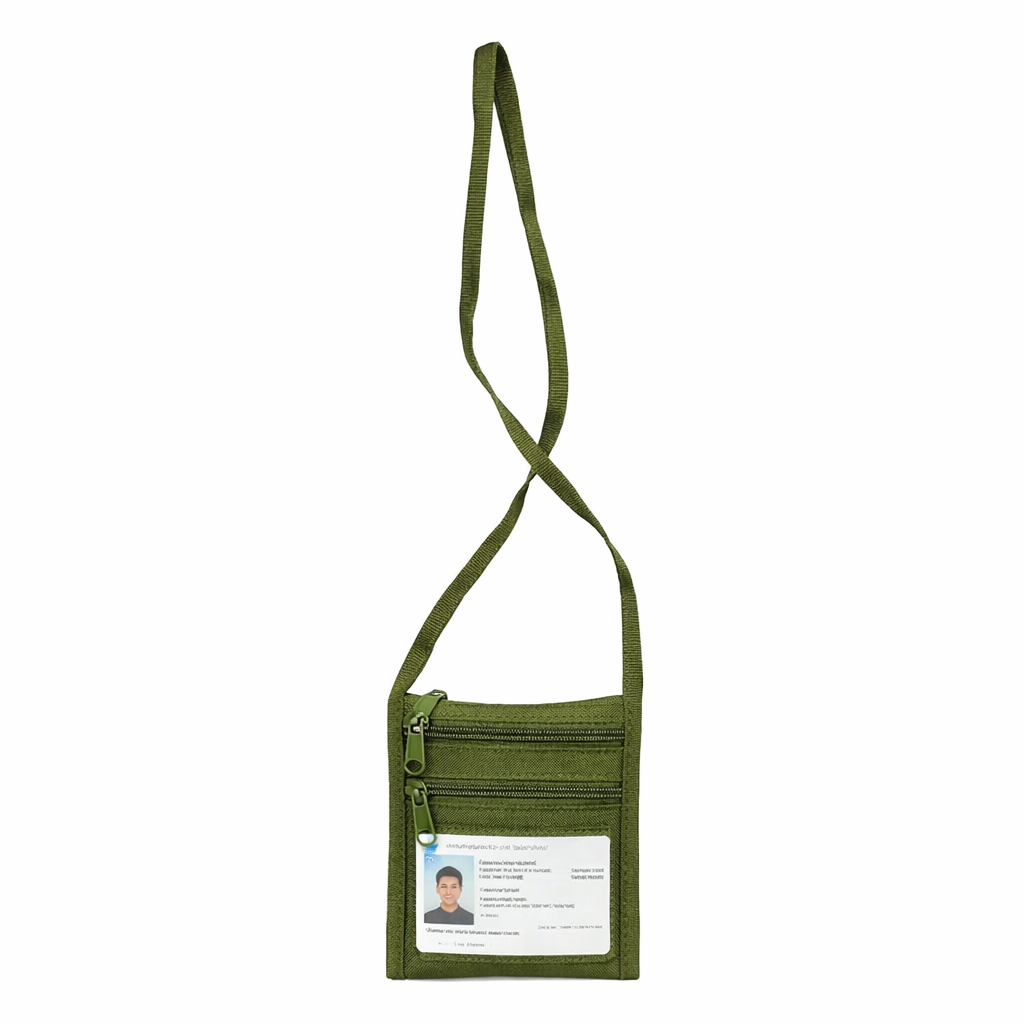 ID Card Holder With Neck Strap