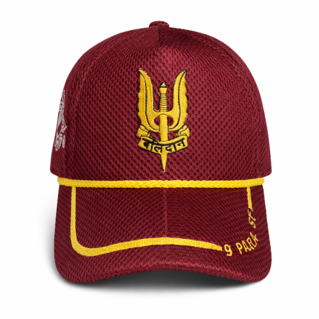9 PARA SF Net Cap – Maroon
