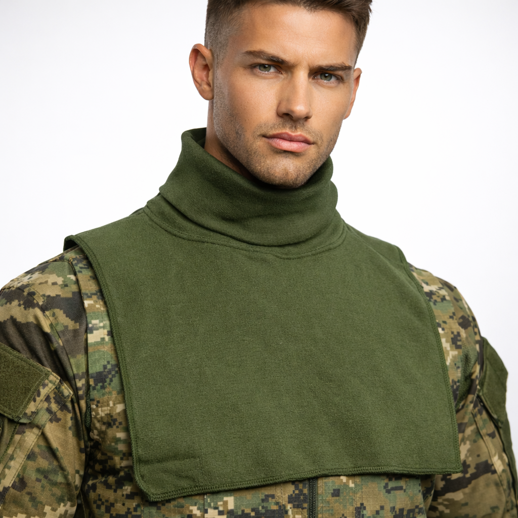 Neck Warmer - Military Green/Black
