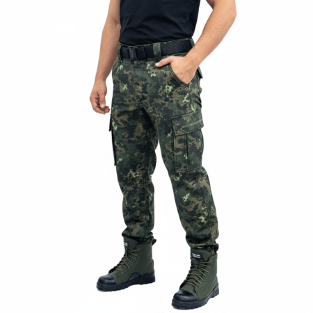 Trouser 6 Pocket Without Patch Elastic Bottom : Printed