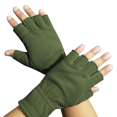 Hand Gloves Fleece - Finger Cut Single Layer