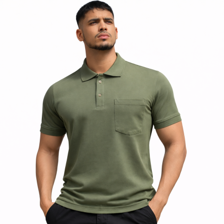 Alpha Field Polo Half Sleeves Solid T-Shirt