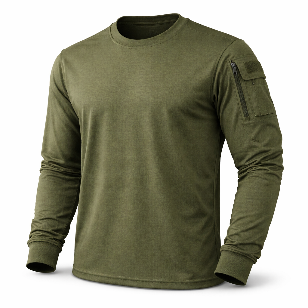 Round Neck Full Sleeves Tee